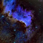 A photograph of the NGC7000 North American Nebula and Cygnus Wall by Paul Bouchier