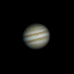 A picture of Jupiter's showing the Great Red Spot "Junior"